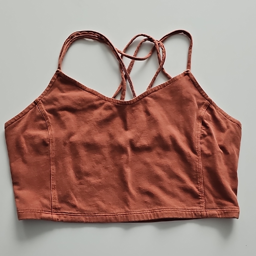 American Eagle Outfitters Terracotta Strappy Top